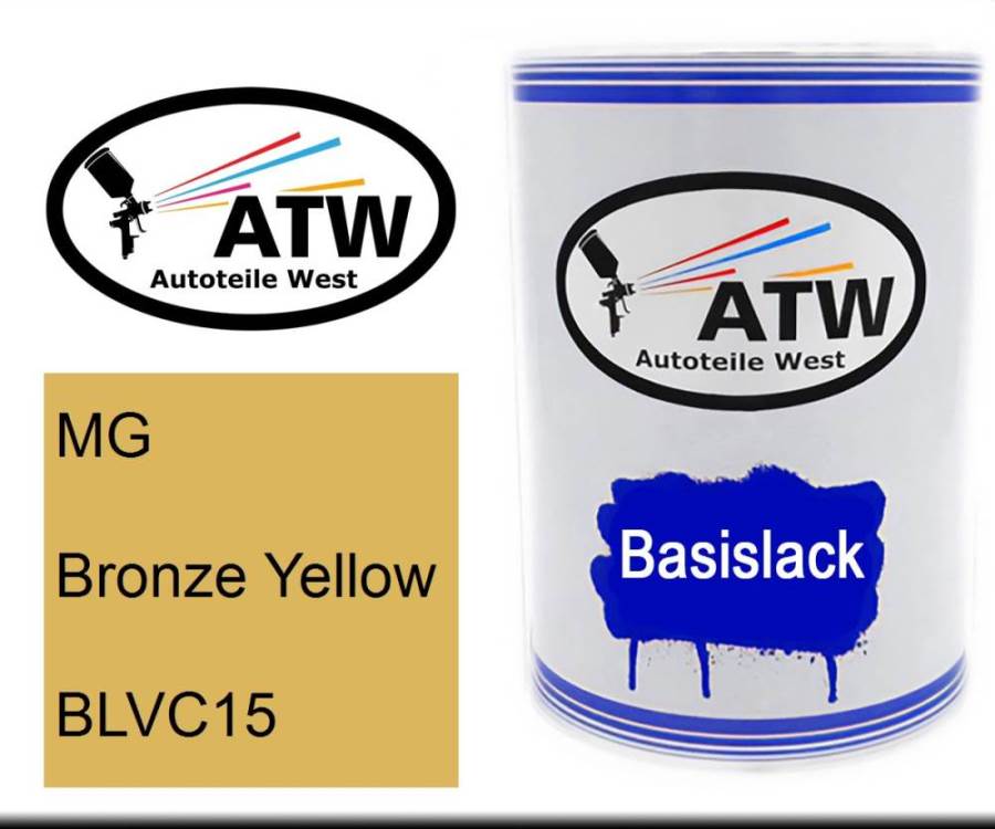 MG, Bronze Yellow, BLVC15: 500ml Lackdose, von ATW Autoteile West.